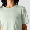 Tencel-Hemd für Damen, locker sitzend, leicht, mit Rundhalsausschnitt und Tasche