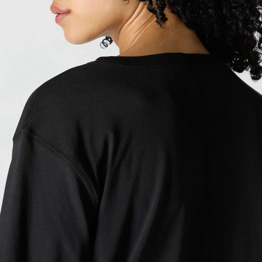 Tencel-Hemd für Damen, locker sitzend, leicht, mit Rundhalsausschnitt und Tasche