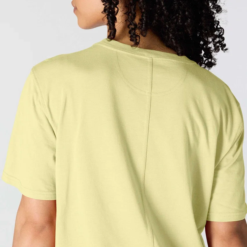 Tencel-Hemd für Damen, locker sitzend, leicht, mit Rundhalsausschnitt und Tasche
