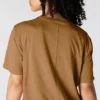 Tencel-Hemd für Damen, locker sitzend, leicht, mit Rundhalsausschnitt und Tasche