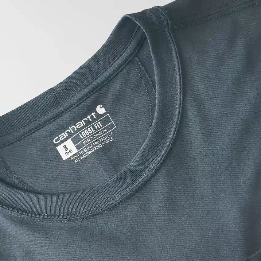 Tencel-Hemd für Damen, locker sitzend, leicht, mit Rundhalsausschnitt und Tasche