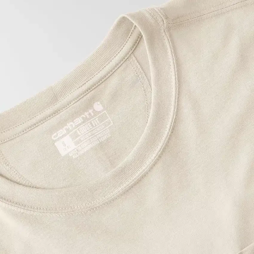 Tencel-Hemd für Damen, locker sitzend, leicht, mit Rundhalsausschnitt und Tasche
