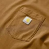 Tencel-Hemd für Damen, lockere Passform, lange Armlinge, Rundhalsausschnitt und Tasche