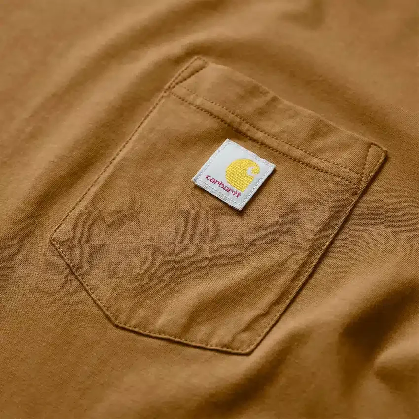 Tencel-Hemd für Damen, lockere Passform, lange Armlinge, Rundhalsausschnitt und Tasche