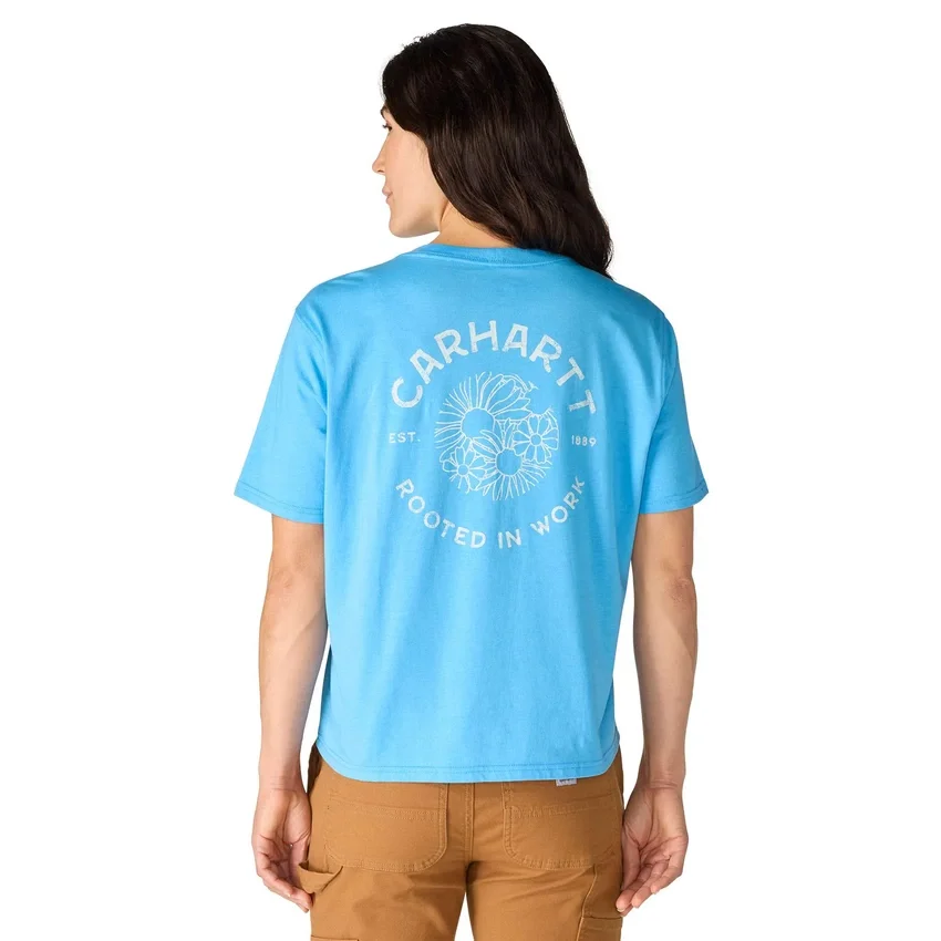 Tencel-Hemd für Damen, lockere Passform, leicht, mit Blumenprint