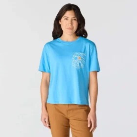 Tencel-Hemd für Damen, lockere Passform, leicht, mit Blumenprint