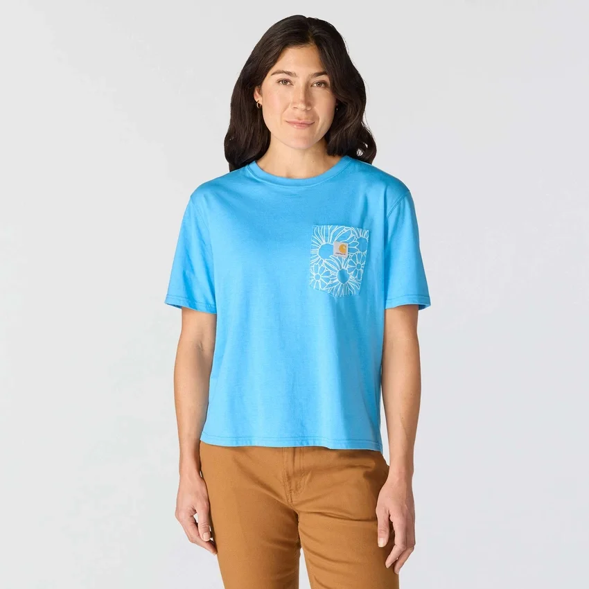Tencel-Hemd für Damen, lockere Passform, leicht, mit Blumenprint