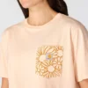Tencel-Hemd für Damen, lockere Passform, leicht, mit Blumenprint