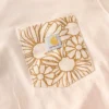 Tencel-Hemd für Damen, lockere Passform, leicht, mit Blumenprint