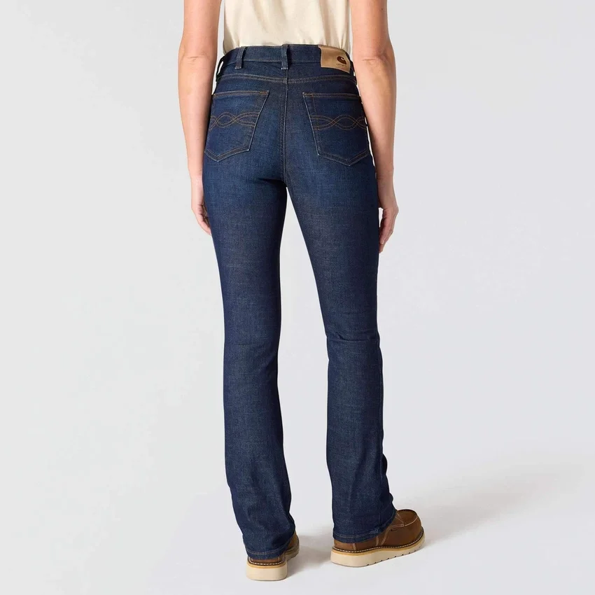 Tiller High-Rise Bootcut-Jeans für Damen