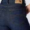Tiller High-Rise Bootcut-Jeans für Damen