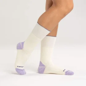 Topo Short Crew-Socken für Damen, mittelschwer, im Twin-Knit-Verfahren gestrickt
