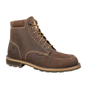Traditioneller, wasserdichter 6″-Arbeitsstiefel mit Moc-Toe-Spitze