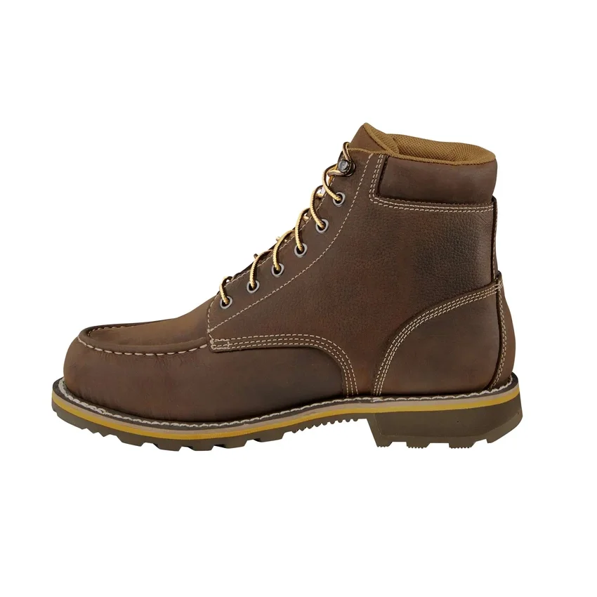 Traditioneller, wasserdichter 6"-Arbeitsstiefel mit Moc-Toe-Spitze