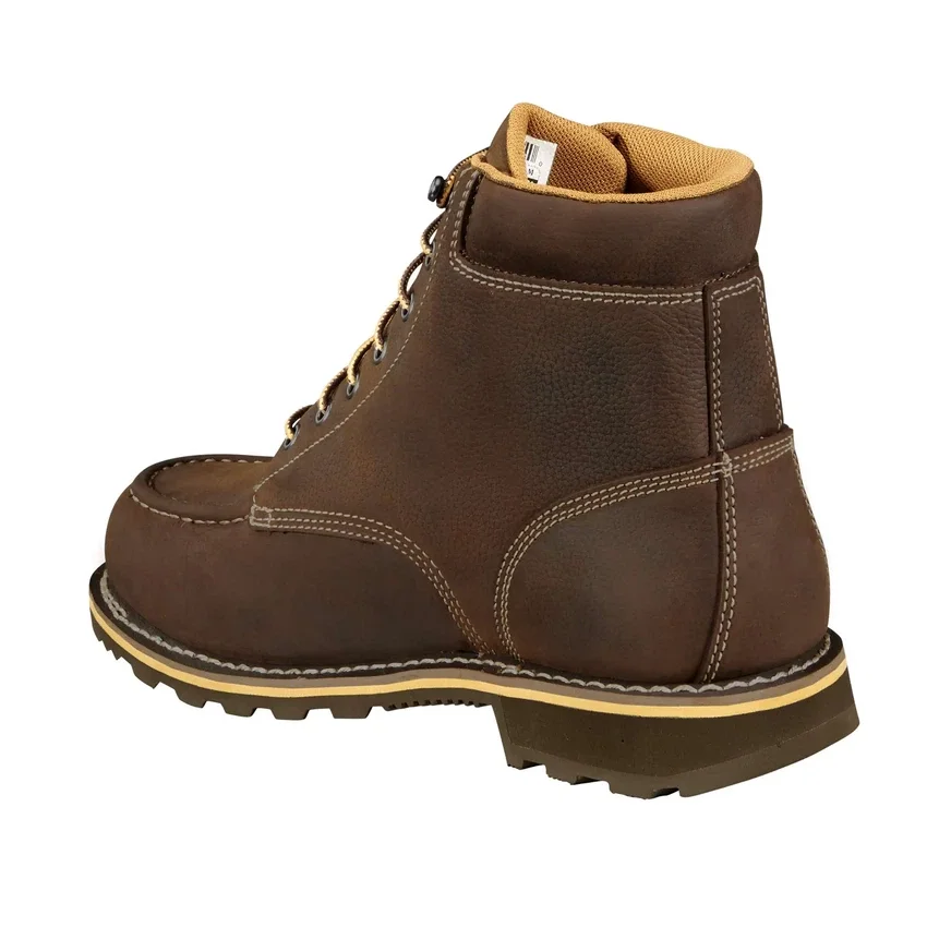 Traditioneller, wasserdichter 6"-Arbeitsstiefel mit Moc-Toe-Spitze