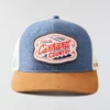 Trucker-Cap aus Canvas mit Mesh-Rückseite und Country-Grafik