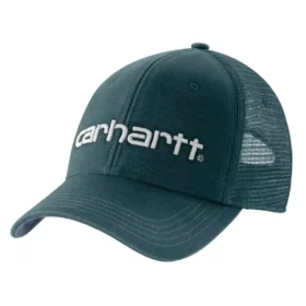 Trucker-Cap aus Canvas mit Netzrückseite und Logo