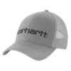 Trucker-Cap aus Canvas mit Netzrückseite und Logo