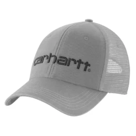 Trucker-Cap aus Canvas mit Netzrückseite und Logo