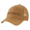 Trucker-Cap aus Canvas mit Netzrückseite und Logo