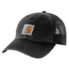 Trucker-Cap aus Canvas mit Netzrückseite und Logo