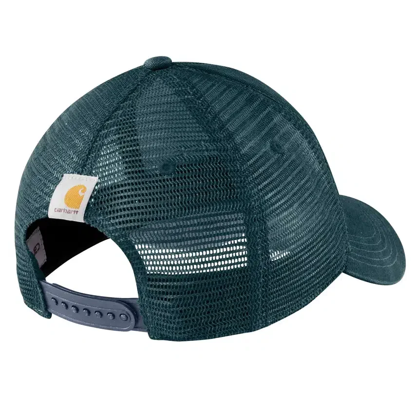 Trucker-Cap aus Canvas mit Netzrückseite und Logo