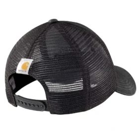 Trucker-Cap aus Canvas mit Netzrückseite und Logo