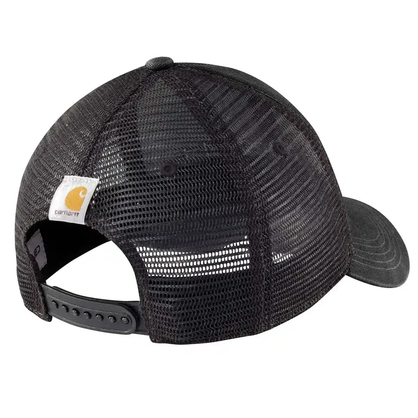Trucker-Cap aus Canvas mit Netzrückseite und Logo