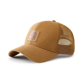 Trucker-Cap aus gewaschenem Duck-Stoff mit Mesh-Rückseite