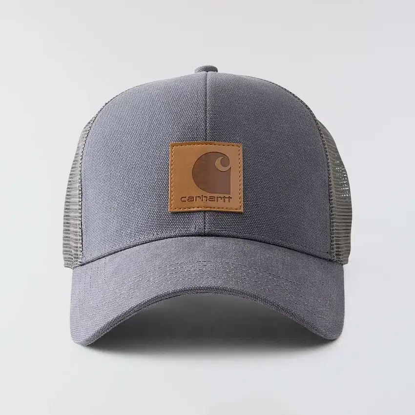 Trucker-Cap aus gewaschenem Duck-Stoff mit Mesh-Rückseite