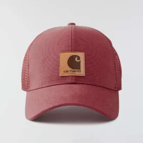 Trucker-Cap aus gewaschenem Duck-Stoff mit Mesh-Rückseite