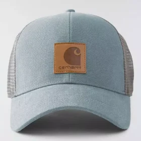 Trucker-Cap aus gewaschenem Duck-Stoff mit Mesh-Rückseite
