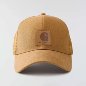 Trucker-Cap aus gewaschenem Duck-Stoff mit Mesh-Rückseite