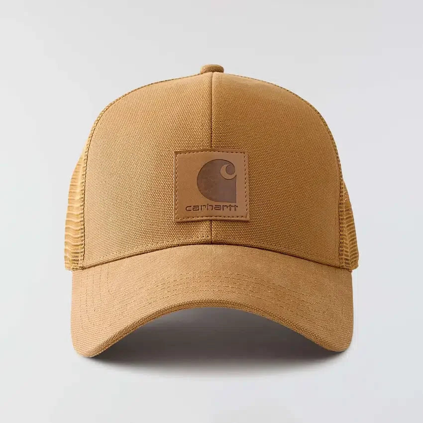 Trucker-Cap aus gewaschenem Duck-Stoff mit Mesh-Rückseite