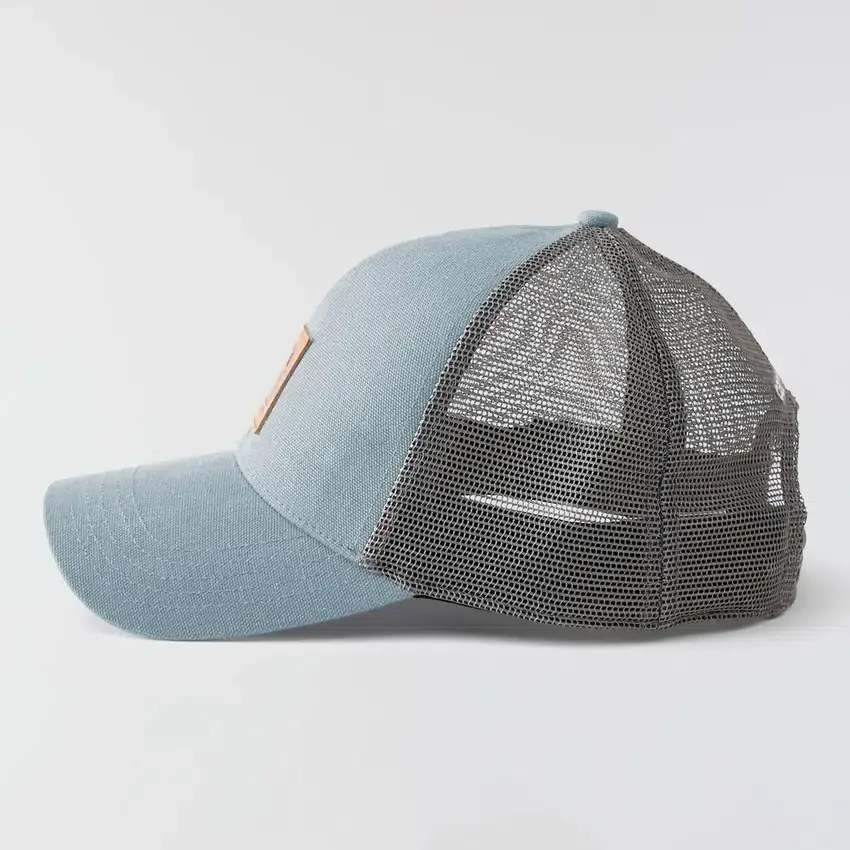 Trucker-Cap aus gewaschenem Duck-Stoff mit Mesh-Rückseite