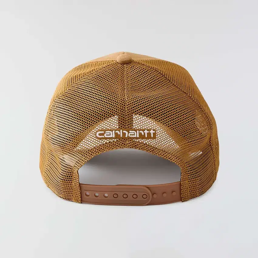 Trucker-Cap aus gewaschenem Duck-Stoff mit Mesh-Rückseite