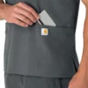 Unisex Force Essentials V-Ausschnitt-Scrub-Oberteil mit 6 Taschen