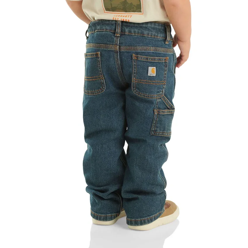 Washed-Denim-Latzhose für Jungen (Baby/Kleinkind)