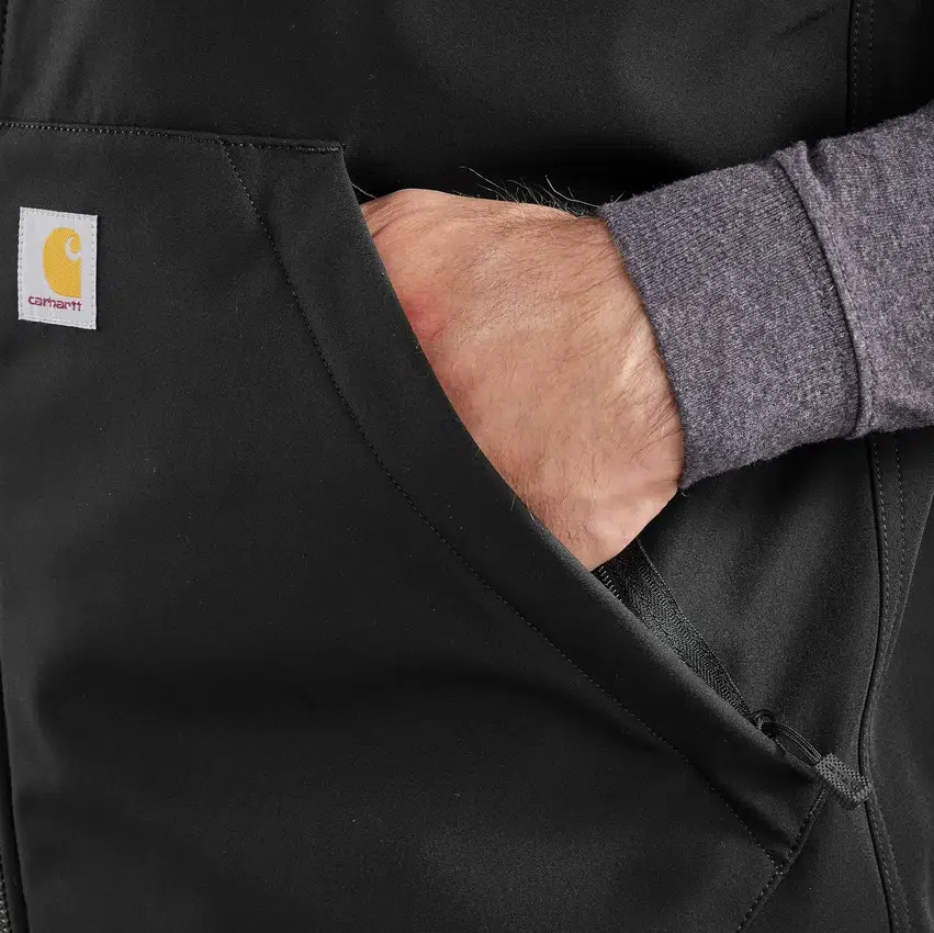 Wasserabweisende Softshell-Weste für Herren von Galesburg – Rain Defender-Westen
