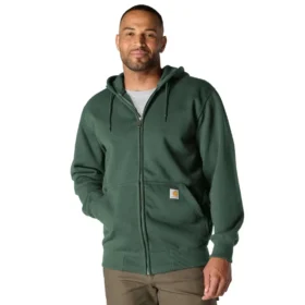 Wasserabweisender, schwerer Herren-Hoodie «Paxton» mit durchgehendem Reissverschluss – carhartt Rain Defender Hoodies