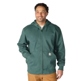 Wasserabweisender, schwerer Herren-Hoodie «Paxton» mit durchgehendem Reissverschluss – carhartt Rain Defender Hoodies