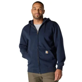 Wasserabweisender, schwerer Herren-Hoodie «Paxton» mit durchgehendem Reissverschluss – carhartt Rain Defender Hoodies