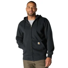 Wasserabweisender, schwerer Herren-Hoodie «Paxton» mit durchgehendem Reissverschluss – carhartt Rain Defender Hoodies