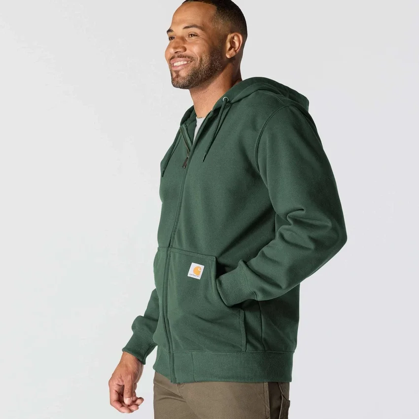 Wasserabweisender, schwerer Herren-Hoodie «Paxton» mit durchgehendem Reissverschluss – carhartt Rain Defender Hoodies