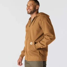 Wasserabweisender, schwerer Herren-Hoodie «Paxton» mit durchgehendem Reissverschluss – carhartt Rain Defender Hoodies