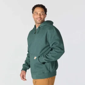 Wasserabweisender, schwerer Herren-Hoodie «Paxton» mit durchgehendem Reissverschluss – carhartt Rain Defender Hoodies