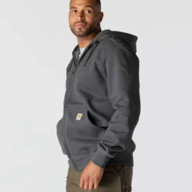 Wasserabweisender, schwerer Herren-Hoodie «Paxton» mit durchgehendem Reissverschluss – carhartt Rain Defender Hoodies