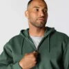 Wasserabweisender, schwerer Herren-Hoodie «Paxton» mit durchgehendem Reissverschluss – carhartt Rain Defender Hoodies