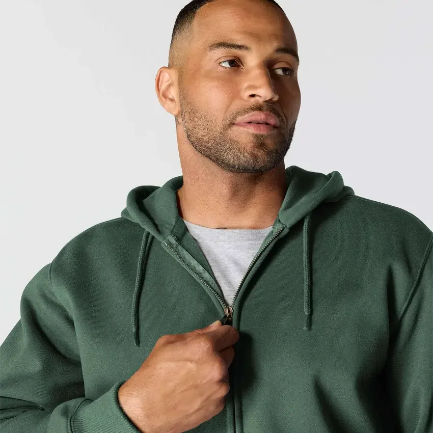 Wasserabweisender, schwerer Herren-Hoodie «Paxton» mit durchgehendem Reissverschluss – carhartt Rain Defender Hoodies