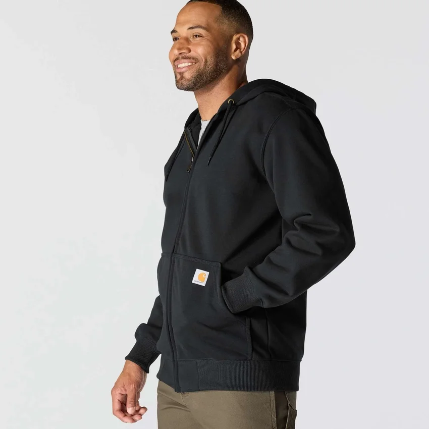 Wasserabweisender, schwerer Herren-Hoodie «Paxton» mit durchgehendem Reissverschluss – carhartt Rain Defender Hoodies